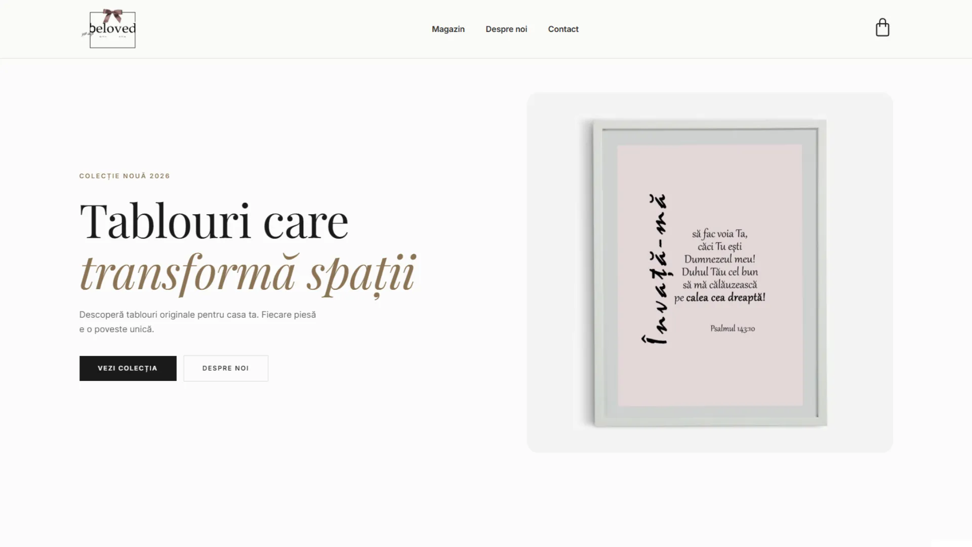Magazin online Beloved Shop realizat de WebBase