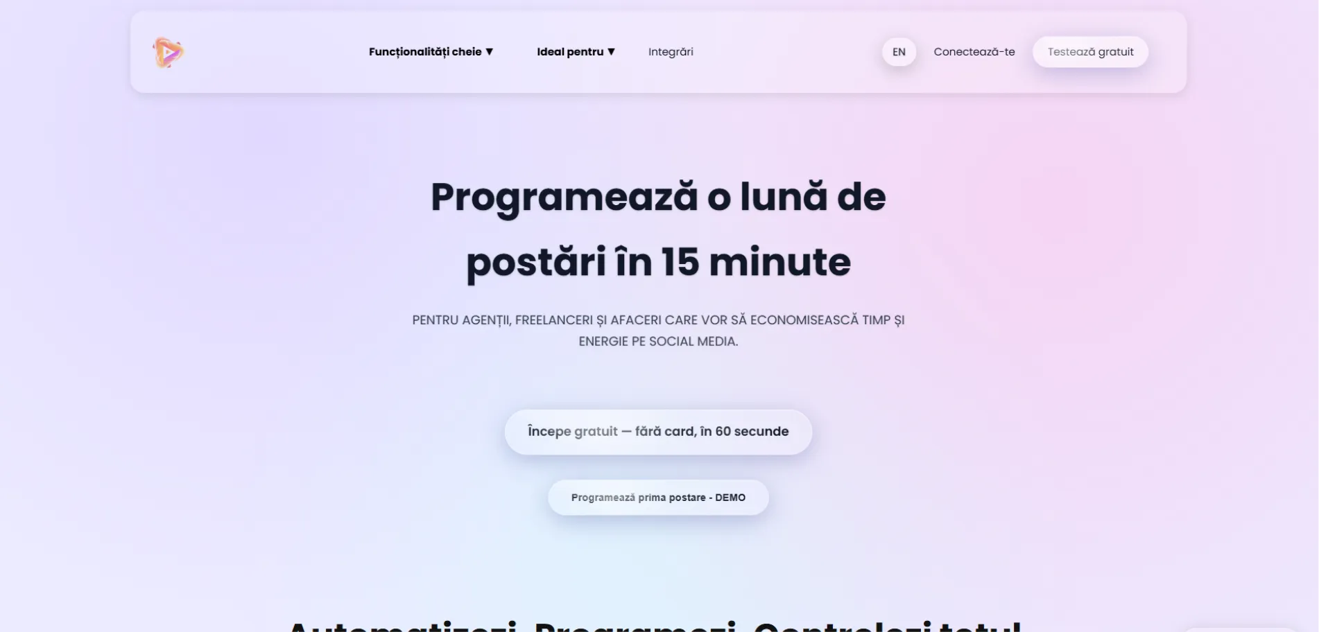 Site web agenție marketing - Engage Hive România