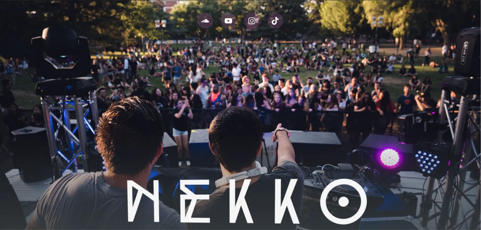 Website DJ Nekko Official realizat de WebBase