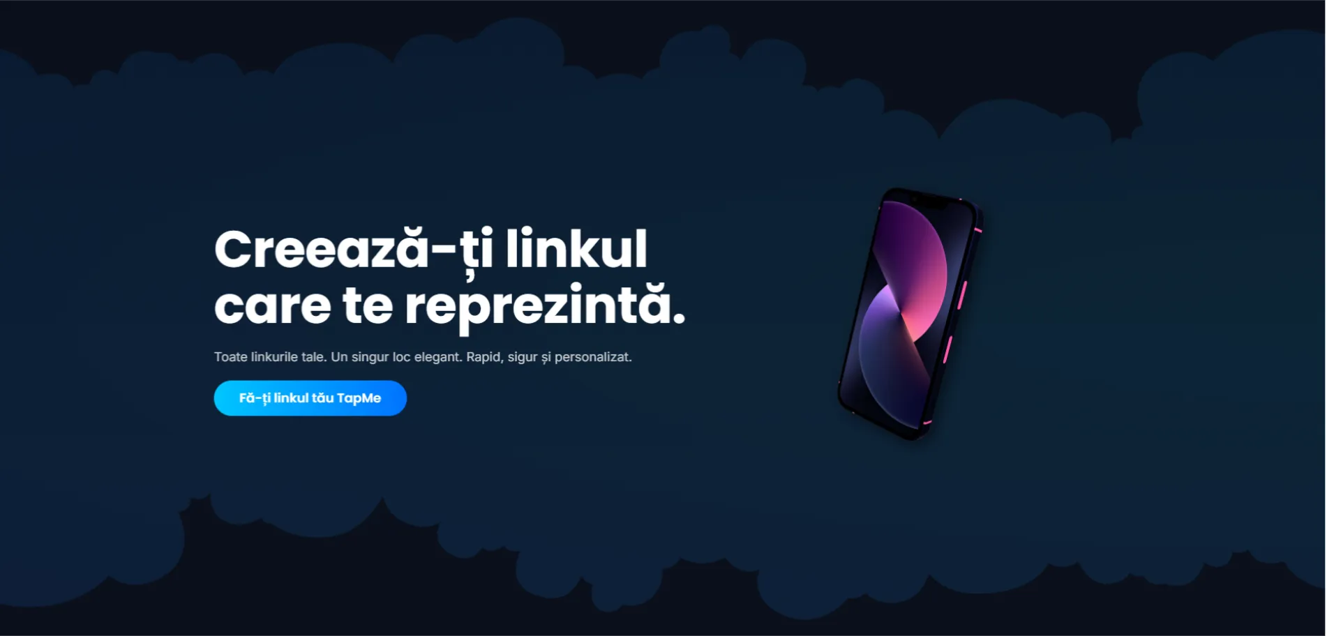Site web link hub NFC - TapMe România