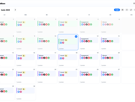 Calendar editorial social media: Cum să planifici conținutul ca un profesionist