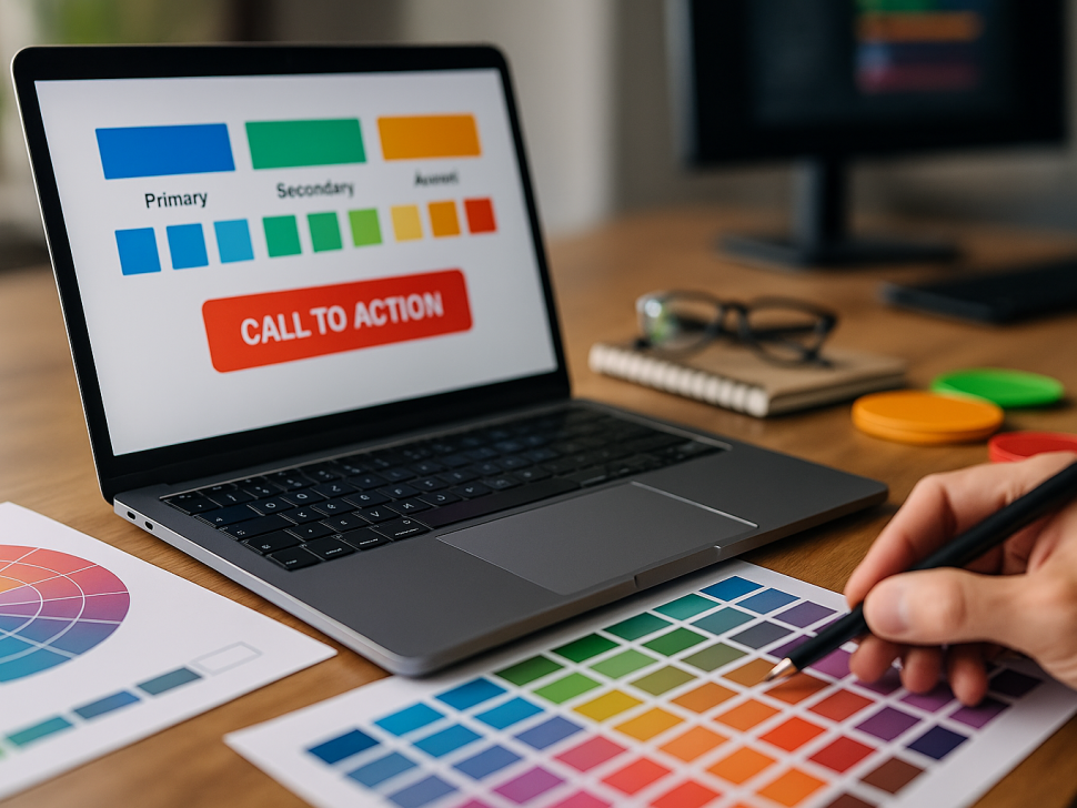 Psihologia culorilor în web design şi marketing – cum influenţează alegerea paletei