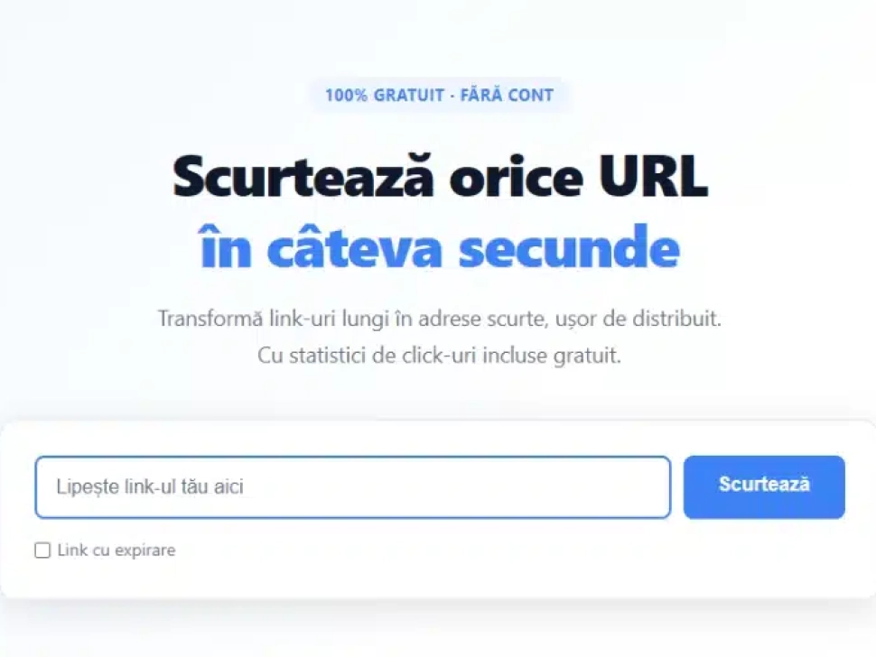 Cum Scurtezi un URL Gratuit